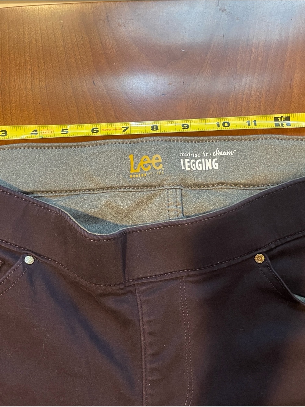 Lee Midrise Dream Legging - plum. Super comfy.